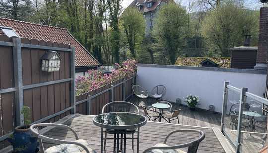 Bild von Charmantes Fachwerkhaus mit großer Dachterrasse