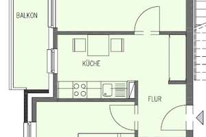 Uni vor der Tür – Stilvolle 2-Zimmer-Wohnung mit Einbauküche & Einbauschränken – Artillerieweg 25, 26129 Haarentor, Oldenburg (Oldenburg) – Vorschaubild 8