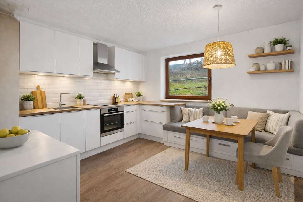 Immobilie in Ebhausen - Großzügige 4-Zimmer-Wohnung mit 20 m² Sonnenbalkon & 2 Garagen – Wohnkomfort pur - Bild 2