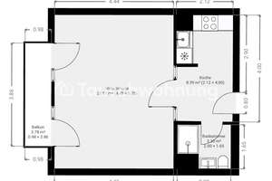 Tauschwohnung: 1 Zimmer Wohnung in zentraler Lage – Die vollständige Adresse der Immobilie erhältst du vom Anbieter., 80335 Augustenstraße, München – Vorschaubild 9