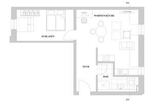 Attraktive Kapitalanlage oder Eigennutz: Moderne 2-Zi.-Whg. mit Charme - möbliert & offene Küche – Die vollständige Adresse der Immobilie erhältst du vom Anbieter., 40227 Oberbilk, Düsseldorf – Vorschaubild 9