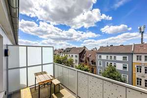 Exklusiv möblierte Dachterrassenwohnung in zentraler Lage mit komfortablem Aufzugszugang – Worringer Straße 64, 40211 Stadtmitte, Düsseldorf – Vorschaubild 7