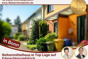 Kompaktes Reihenmittelhaus in in Top Lage mit Garten und Garage auf Erbpachtgrundstück – Bonn – Vorschaubild 1