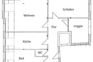 Großzügige Dachgeschosswohnung in Bestlage | Loggia | Separate Küche | Tageslichtbad mit Wanne – Löhrstraße 15, 4105 Zentrum-Nord, Leipzig – Vorschaubild 2