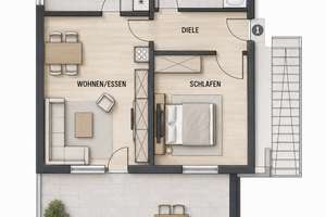Wohnen mit schöner Aussicht und doch zentral: 2-Zimmer-Wohnung in Ziegelhausen – Schweizertalstraße 20, 69118 Ziegelhausen, Heidelberg – Vorschaubild 7