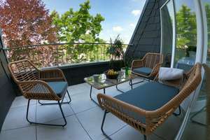 Exclusive Wohnung im Waldstraßenviertel (Terrasse,Klima,Balkon,Luxusküche inkl.,u.v.m)