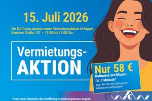 Nur 58 € Kaltmiete* 2-Zimmerwohnung mit viel Platz – Irkutsker Straße 53, 9119 Kappel, Chemnitz – Vorschaubild 17