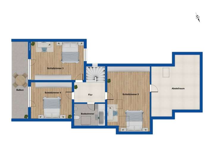 Grundriss Obergeschoss