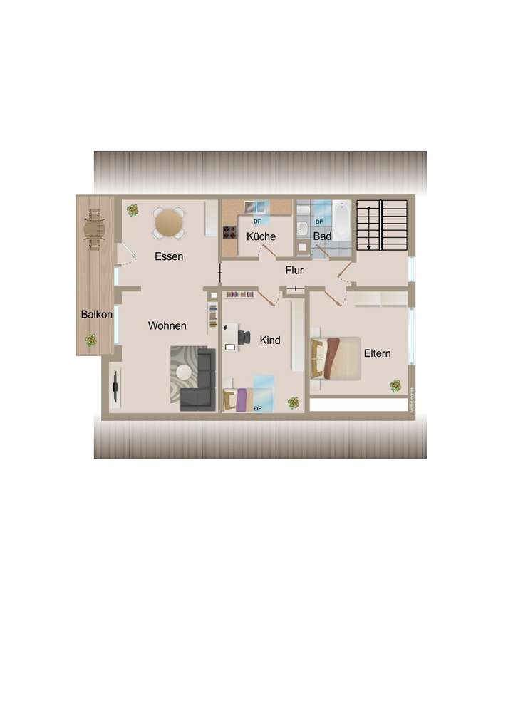 Grundriss Dachgeschoss