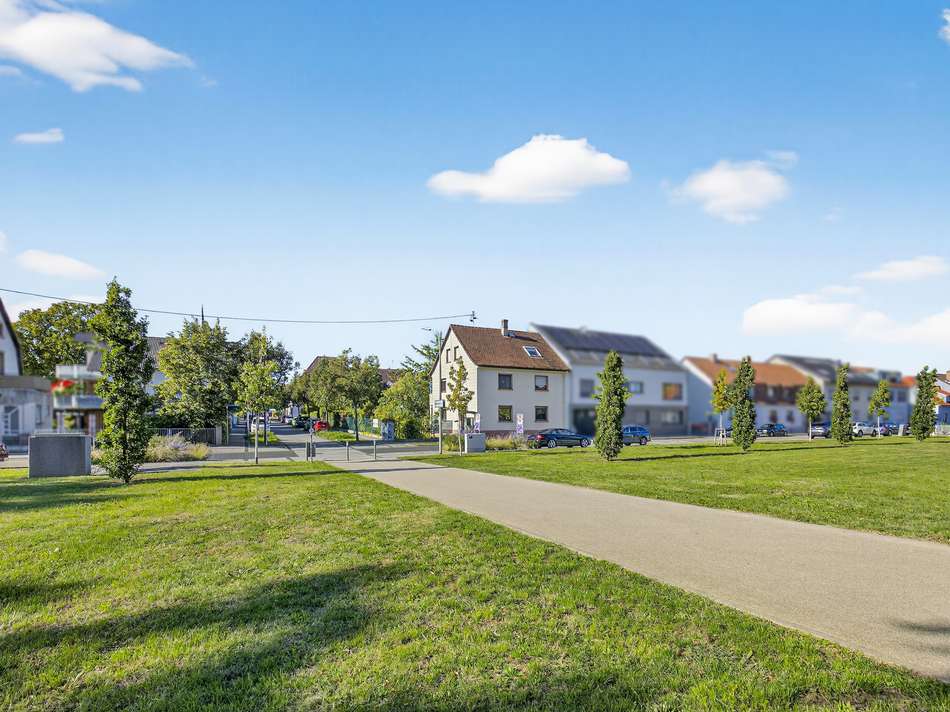 Blick vom Park