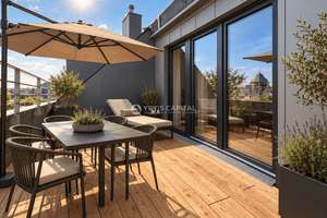 NEUAUSBAU PENTHOUSE IM RUHIGEN GEREONSVIERTEL AM MEDIAPARK MIT SÜD-DACHTERRASSE +PROVISIONSFREI+