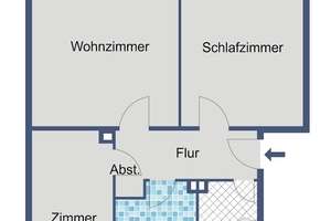 Komfortable 3 Zimmer Wohnung mit Balkon in Kassel Niederzwehren – Paul-Heidelbach-Straße 9, 34134 Niederzwehren, Kassel – Vorschaubild 6