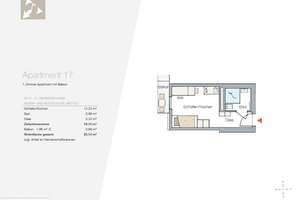 Zentrales Neubauapartment für Studierende & Azubis – Strom & Internet inbegriffen WE 17