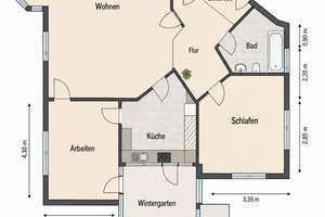 Wohnen zwischen Mosel und Altstadt – großzügige 3-Zimmer-Wohnung mit Wintergarten und Aufzug