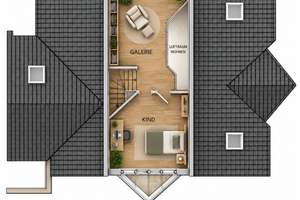 4-Zimmer-Maisonette mit offener Galerie, Balkon und 2 TG-Stellplätzen in Ludwigshafen-Maudach – 67067 Maudach, Ludwigshafen am Rhein – Vorschaubild 11