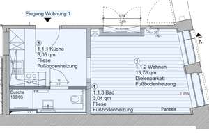 ANNO 1525 – MITTEN IM LEBEN – 25m² exklusives Apartment - frei ab ca. 01.09.2026 – Dankwartsgrube 0, 23552 Innenstadt, Lübeck – Vorschaubild 9