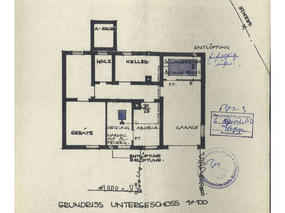 Grundriss - Untergeschoss