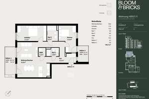 3-Zimmer Neubauwohnung in beliebter Lage von HH-Winterhude – Die vollständige Adresse der Immobilie erhältst du vom Anbieter., 22301 Winterhude, Hamburg – Vorschaubild 4