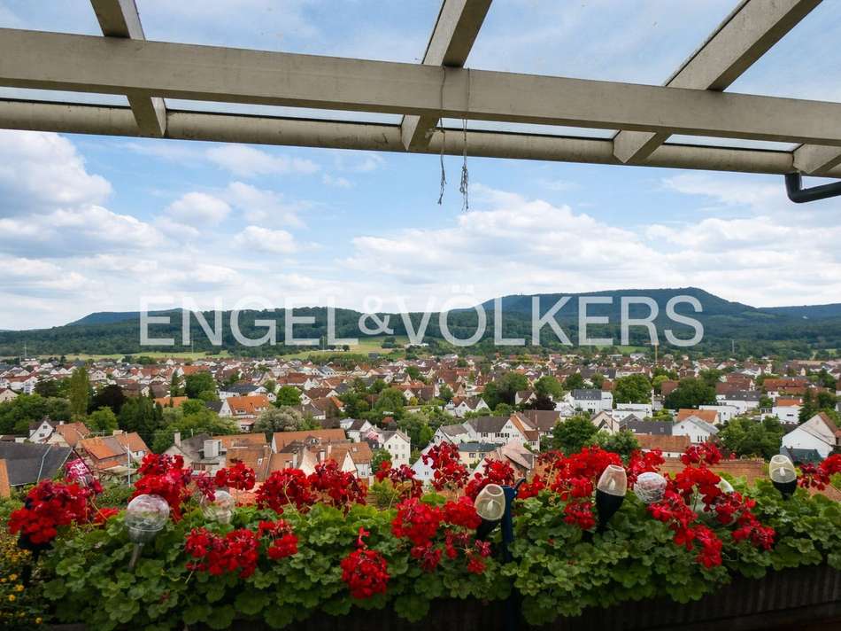 Ausblick vom Balkon in der ...