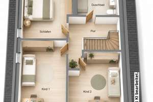 KfW40 Förderung möglich, klein und fein, perfekt für die junge Familie, FBH, A+, PV-Anlage, Lüftung – 51381 Bergisch Neukirchen, Leverkusen – Vorschaubild 4