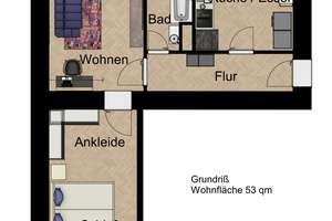 Juwel im Agnesviertel: Bezugsfreie helle 2,5-Zimmer-Altbauwohnung – Die vollständige Adresse der Immobilie erhältst du vom Anbieter., 50670 Neustadt/Nord, Köln – Vorschaubild 15