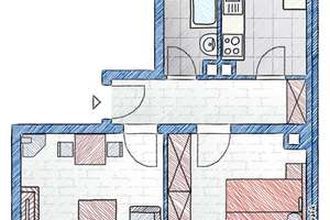 2 Zimmer Wohnung im 1.OG – Feldgasse 49, 90489 Wöhrd, Nürnberg – Vorschaubild 7