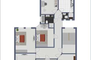 Hohe Decken, Weitblick, Innenstadt: Altbauwohnung in Bremerhaven – Die vollständige Adresse der Immobilie erhältst du vom Anbieter., 27568 Mitte, Bremerhaven – Vorschaubild 27