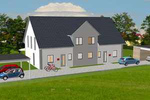 Neubau – Moderne Doppelhaushälfte in attraktiver Lage – Wagenfeld, Diepholz (Kreis), 49419 Diepholz (Kreis) – Vorschaubild 1