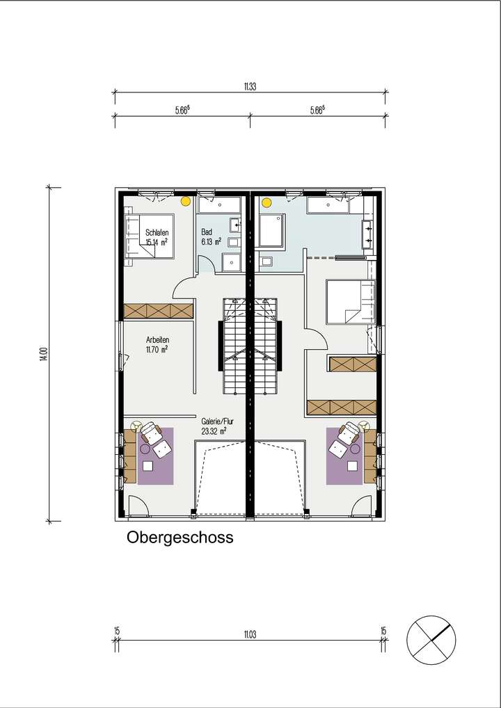 DH_Grundriss Obergeschoss