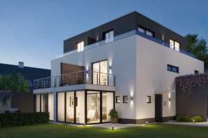 Neubau Doppelhaushälfte im Bauhaus-Design in zentraler Lage in Bogenhausen – München – Vorschaubild 1