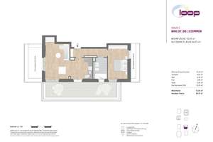 EXKLUSIVE 2-ZIMMER-WOHNUNG MIT TRAUMHAFTER DACHTERRASSE IN SÜD-AUSRICHTUNG – Kellerstraße ., 90453 Katzwang, Reichelsdorf Ost, Reichelsdorfer Keller, Nürnberg – Vorschaubild 3