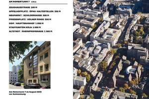 Seltene Innenstadt-Rarität!  4-Zimmer-Wohnung mit großer Terrasse nahe Ehrenstraße! WE 4 – Am Römerturm 7, 50667 Altstadt/Nord, Köln – Vorschaubild 10