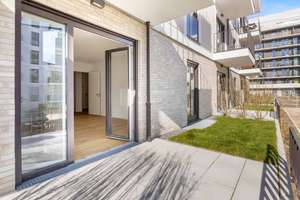 2-Zi Garten-EG Wohnung  in Süd-Ost-Ausrichtung | EBK | Blick auf Parkfläche – Friedenauer Höhe 21, 12159 Friedenau, Berlin – Vorschaubild 6