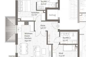 Heuchwertige Neubauwohnung in Trudering – 81825 Gartenstadt Trudering, München – Vorschaubild 14