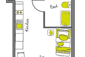 Vollmöblierte Komfort L-Apartments im "URBAN LIVING Essen" – Jägerstraße 25, 45127 Westviertel, Essen – Vorschaubild 8