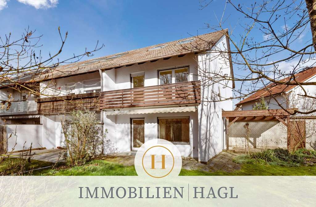 Immobilie in Vaterstetten - Ruhig gelegenes Reihenendhaus mit viel Potenzial und Blick ins Grüne - Bild 0