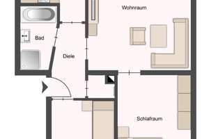 Nur wenige Schritte zum Rosenaupark – bezugsfreie 3-Zimmer-Wohnung – Die vollständige Adresse der Immobilie erhältst du vom Anbieter., 90429 Himpfelshof, Nürnberg – Vorschaubild 10
