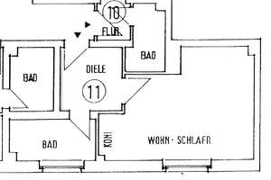 Modernisierte Altbauwohnung in zentraler Lage – möbliert, bezugsfrei & provisionsfrei – Ellerstraße 204, 40227 Oberbilk, Düsseldorf – Vorschaubild 10