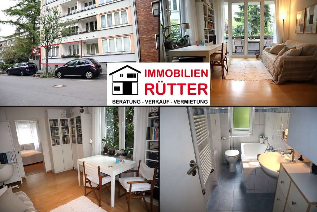 DU Duissern, ETW im Erdgeschoss, TOP-Zustand, ca. 49m² Wfl, 2,5ZKDB, 2 Balkone, Kellerraum, 1a Lage!