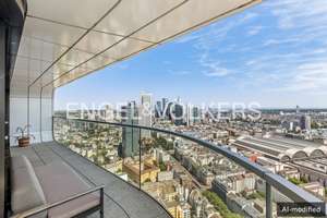 Skyline-Residenz der Extraklasse im Grand Tower – luxuriös möbliertes Apartment in der 41. Etage ...