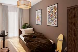 Maisonettewohnung mit Balkon und Dachterrasse sowie zwei Bädern – Lilli-Marx-Straße 2, 40597 Benrath, Düsseldorf – Vorschaubild 4