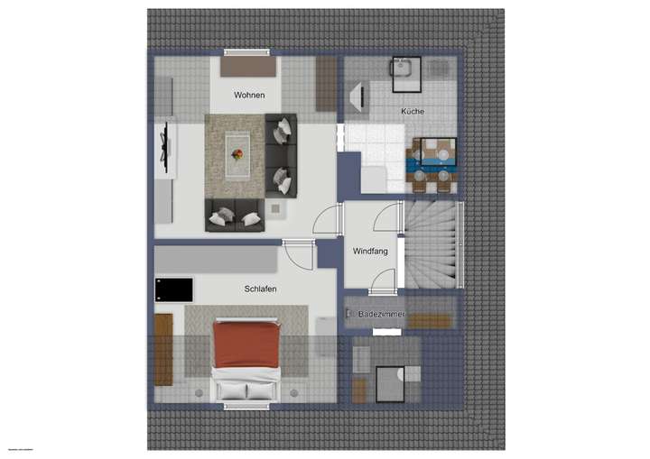 Dachgeschoss Hauptgebäude