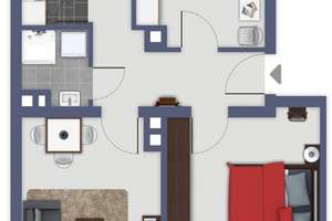 Schöne 3-Zimmer Wohnung in Obergiesing – Die vollständige Adresse der Immobilie erhältst du vom Anbieter., 81549 Obergiesing, München – Vorschaubild 12