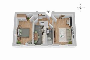 Kompakte 2-RW mit Küche und Tageslichtbad * Großer grüner Innenhof – 4129 Eutritzsch, Leipzig – Vorschaubild 12