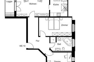 WOHNEN MIT AUSSICHT | 3-Raum-Wohnung mit sonniger Loggia – 4249 Großzschocher, Leipzig – Vorschaubild 7