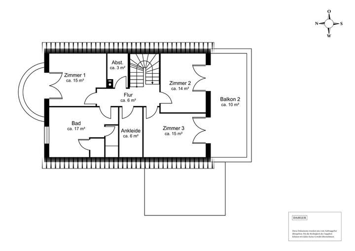 Grundriss Obergeschoss