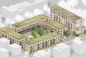 Franklin-Village | Lebendiges Wohnquartier - Moderne 4-Zimmer-Wohnung in Holzbauweise – Franklin-D.-Roosevelt-Straße 98-108, 68309 Käfertal, Mannheim – Vorschaubild 6