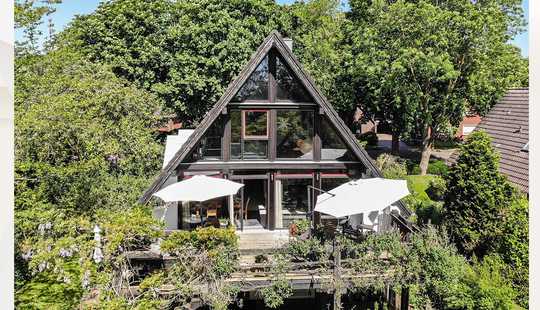 Bild von Architektenhaus in ruhiger und einzigartiger Bestlage am Deich