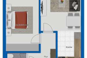 Gepflegte 2-Zimmer-Wohnung mit Aufzug, EBK, Balkon und TG-Stellplatz – Die vollständige Adresse der Immobilie erhältst du vom Anbieter., 73207 Plochingen – Vorschaubild 13
