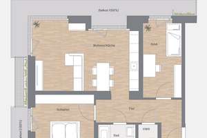 antaris Immobilien GmbH ** Großzügige 3-Raum-Wohnung mit Balkon und Blick über Erfurt** – Die vollständige Adresse der Immobilie erhältst du vom Anbieter., 99084 Altstadt, Erfurt – Vorschaubild 10